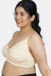 Zivame True Curv Gelato Lightly Lined Non Wired 3/4th Coverage Super Support Bra - Samoan Sun — thumbnail 2