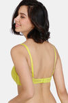 Zivame Kokum Sherbet Push-Up Wired Medium Coverage Bra - Apple Green — thumbnail 2