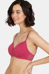 Zivame Kokum Sherbet Padded Non-Wired 3/4th Coverage T-Shirt Bra - Love Potion — thumbnail 3