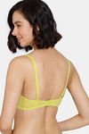 Zivame Kokum Sherbet Double Layered Non-Wired 3/4th Coverage T-Shirt Bra - Apple Green — thumbnail 2