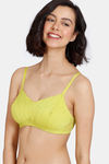 Zivame Kokum Sherbet Double Layered Non-Wired 3/4th Coverage T-Shirt Bra - Apple Green — thumbnail 3