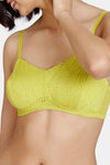 Zivame Kokum Sherbet Double Layered Non-Wired 3/4th Coverage T-Shirt Bra - Apple Green — thumbnail 4