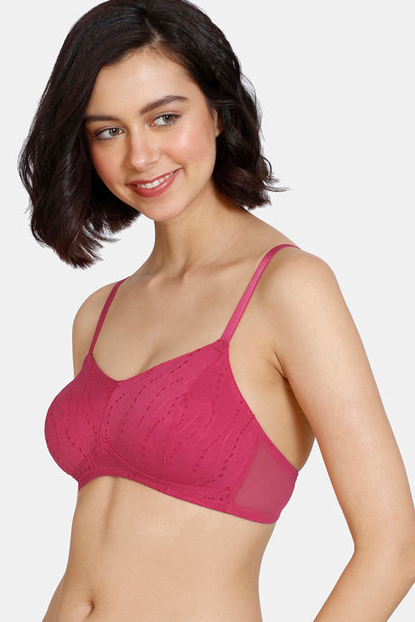 Zivame Kokum Sherbet Double Layered Non-Wired 3/4th Coverage T-Shirt Bra - Love Potion — image 3