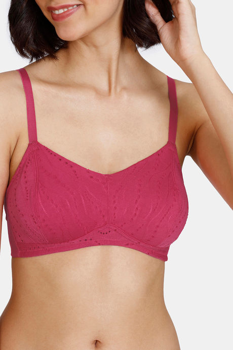 Zivame Kokum Sherbet Double Layered Non-Wired 3/4th Coverage T-Shirt Bra - Love Potion — image 4