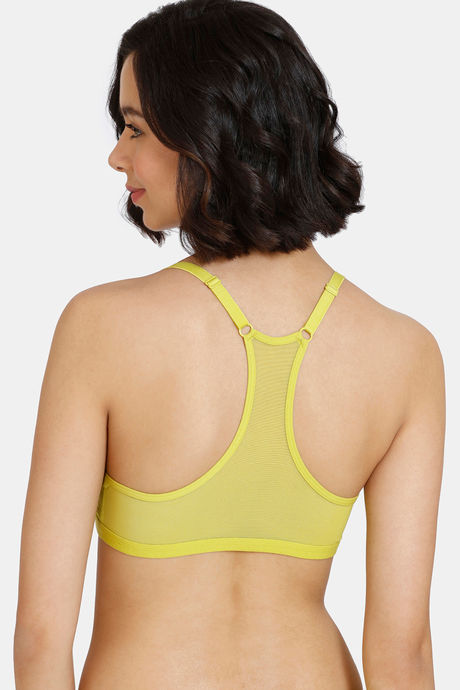 Zivame Kokum Sherbet Padded Wired 3/4th Coverage T-Shirt Bra - Apple Green — image 2