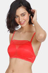 Zivame Heartstopper Padded Non Wired 3/4Th Coverage Cami Bra - Hibiscus — thumbnail 3