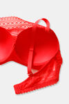 Zivame Heartstopper Padded Non Wired 3/4Th Coverage Cami Bra - Hibiscus — thumbnail 5