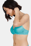 Zivame Heartstopper Padded Non Wired 3/4Th Coverage T-Shirt Bra - Ceramic — thumbnail 3