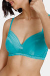 Zivame Heartstopper Padded Non Wired 3/4Th Coverage T-Shirt Bra - Ceramic — thumbnail 4