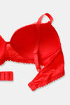 Zivame Heartstopper Padded Non-Wired 3/4th Coverage T-Shirt Bra - Hibiscus — thumbnail 5