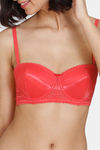 Zivame Heartstopper Padded Wired Medium Coverage Strapless Bra - Hibiscus — thumbnail 5