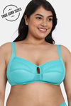 Zivame True Curv Heartstopper Double Layered Non Wired Full Coverage Super Support Bra - Ceramic — thumbnail 1