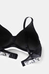 Zivame Pixel Play Padded Non Wired 3/4Th Coverage Beach Top - Anthracite — thumbnail 5