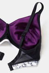 Zivame True Curv Pixel Play Lightly Lined Non Wired Full Coverage Super Support Bra - Anthracite — thumbnail 5