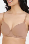 Zivame Maternity Padded Non Wired 3/4th Coverage Nursing Bra - Roebuck — thumbnail 5