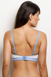 Zivame Sporty Twist Double Layered Non Wired Medium Coverage Bra - White — thumbnail 3