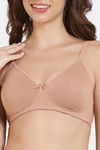 Zivame Conceal Petals Double Layered Non Wired 3/4Th Coverage T-Shirt - Roebuck — thumbnail 4