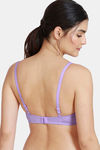 Zivame Essentials Double Layered Non Wired Full Coverage T-Shirt Bra - Lavendula — thumbnail 2