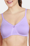 Zivame Essentials Double Layered Non Wired Full Coverage T-Shirt Bra - Lavendula — thumbnail 4