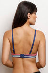 Zivame Sporty Twist Padded Wired 3/4th Coverage T-Shirt Bra - Pink Lemonade — thumbnail 3