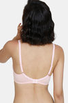 Zivame Beautiful Basics Double Layered Non Wired 3/4th Coverage T-Shirt Bra - Powder Pink — thumbnail 2