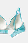 Zivame Woodstock Mood Padded Wired Medium Coverage T-Shirt Bra - Baltic — thumbnail 5
