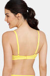 Zivame Woodstock Mood Padded Wired Medium Coverage T-Shirt Bra - Maize — thumbnail 2