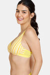 Zivame Woodstock Mood Padded Wired Medium Coverage T-Shirt Bra - Maize — thumbnail 3