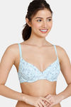 Zivame Tom & Jerry Padded Wired Medium Coverage T-Shirt Bra - Clearwater — thumbnail 1