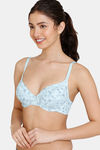 Zivame Tom & Jerry Padded Wired Medium Coverage T-Shirt Bra - Clearwater — thumbnail 3