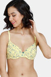 Zivame Tom & Jerry Padded Wired Medium Coverage T-Shirt Bra - Pale Marigold — thumbnail 1