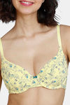 Zivame Tom & Jerry Padded Wired Medium Coverage T-Shirt Bra - Pale Marigold — thumbnail 4