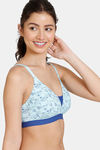 Zivame Tom & Jerry Padded Non Wired 3/4th Coverage T-Shirt Bra - Clearwater — thumbnail 3