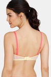 Zivame Desi Kitsch Padded Non Wired Full Coverage Cami Bra - Mellow Yellow — thumbnail 2