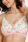 Zivame Retro Vibes Padded Non Wired 3/4th Coverage T-Shirt Bra - Flamingo Pink — thumbnail 5