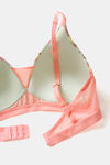 Zivame Retro Vibes Padded Non Wired 3/4th Coverage T-Shirt Bra - Flamingo Pink — thumbnail 6