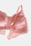 Zivame Retro Vibes Double Layered Non Wired 3/4th Coverage T-Shirt Bra - Flamingo Pink — thumbnail 5