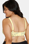 Zivame True Curv Tom & Jerry Double Layered Non Wired Full Coverage Super Support Bra - Pale Marigold — thumbnail 2