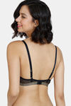 Zivame Disco Push-Up Wired Medium Coverage Bra - Anthracite — thumbnail 2