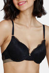 Zivame Disco Push-Up Wired Medium Coverage Bra - Anthracite — thumbnail 4