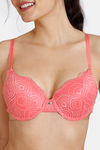 Zivame Disco Push-Up Wired Medium Coverage Bra - Tea Rose — thumbnail 4