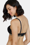 Zivame Disco Padded High Wired 3/4Th Coverage Strapless Bra - Anthracite — thumbnail 4