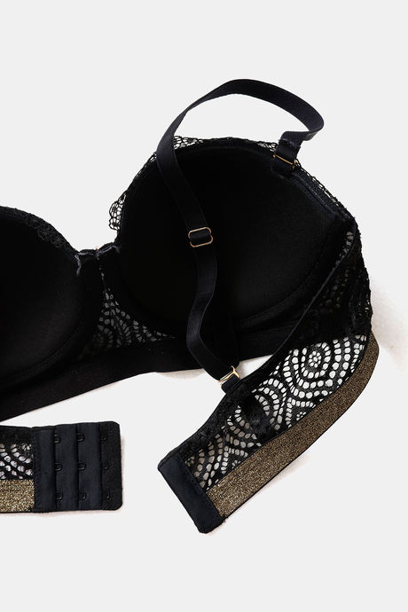 Zivame Disco Padded High Wired 3/4Th Coverage Strapless Bra - Anthracite — image 7