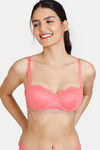 Zivame Disco Padded High Wired 3/4Th Coverage Strapless Bra - Tea Rose — thumbnail 3
