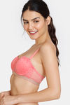 Zivame Disco Padded High Wired 3/4Th Coverage Strapless Bra - Tea Rose — thumbnail 5