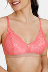 Zivame Disco Double Layered Non Wired 3/4Th Coverage T-Shirt Bra - Tea Rose — thumbnail 4