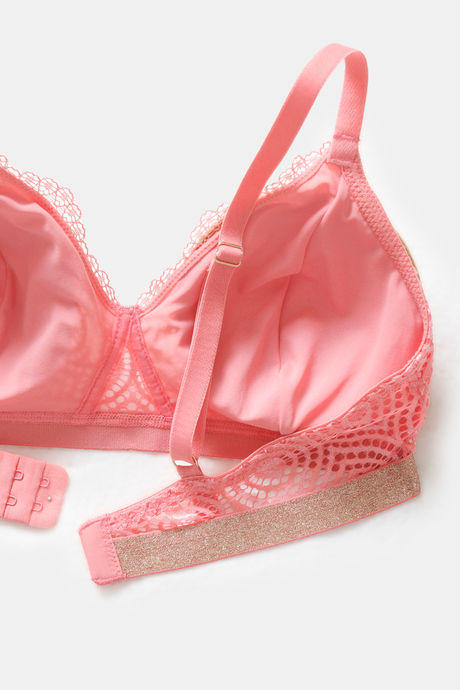 Zivame Disco Double Layered Non Wired 3/4Th Coverage T-Shirt Bra - Tea Rose — image 5
