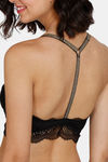 Zivame Disco Double Layered Non Wired 3/4Th Coverage Slip-On Bra - Anthracite — thumbnail 5