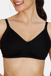 Zivame Beautiful Basics Double Layered Non Wired 3/4Th Coverage Backless Bra - Anthracite — thumbnail 5
