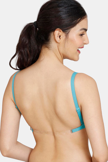 Buy Zivame Beautiful Basics Double Layered Non Wired Full Coverage Backless  Bra - Black at Rs.499 online